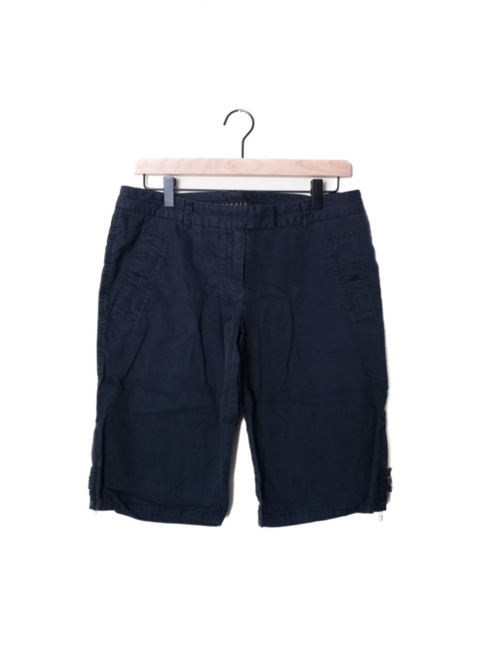 Theory Black Bermuda Shorts